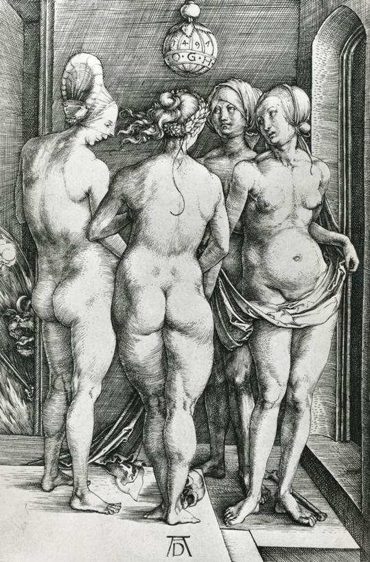 西方人,胸,臀部,无人,四个人,站,握手,竖图,室内,白天,正面,绘画,门,油画,欧洲,欧洲人,握,花纹,艺术,布,图案,墙,拱门,古典,拿,布纹,拿着,注视,文化,裸露,墙壁,墙面,工艺品,门框,观察,看,品味,站着,握着,赤裸,观看,布匹,美术,察看,高雅,关注,裸,美学,年轻女性,女人,女性,白种人,胸部,搀手,拉手,手搀手,手拉手,手牵手,手握手,站立,彩图,全身