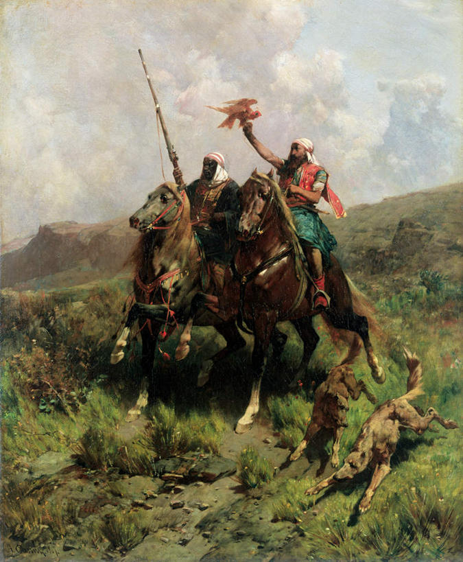 无人,两个人,伙伴,朋友,举,竖图,室内,白天,正面,民族服装,绘画,友谊,草地,草坪,植物,宠物,狗,马,鸟,野生动物,油画,亚洲,两条,握,阴影,艺术,光线,鸟类,枪,影子,地平线,云,云朵,辽阔,地面,古典,拿,云彩,拿着,注视,文化,草,树,树木,骑,蓝色,绿色,白云,蓝天,天空,自然,动物,工艺品,天,观察,看,品味,托,广阔,可爱,握着,运输,牲畜,生长,晴朗,成长,观看,一望无际,美术,察看,高雅,关注,延伸,忠诚,天地相交,美学,无边无际,一马平川,友情,男人,男性,年轻男性,阿拉伯人,白种人,亚洲人,晴空,犬,举起,举手,举着,向上举,向上伸,向上托,彩图,全身,传统服装,民俗服