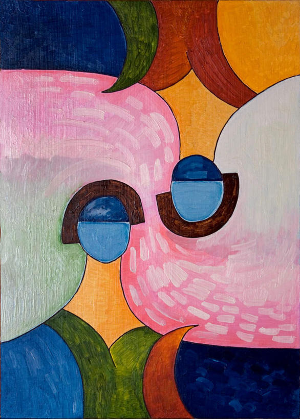 脸,头,脸颊,无人,两个人,站,竖图,彩色,室内,白天,正面,抽象,绘画,油画,倒立,服装,对称,艺术,古典,文化,肩膀,衣服,工艺品,品味,站着,服饰,美术,颠倒,高雅,衣着,穿着,倒置,美学,衣饰,年轻女性,女人,女性,头部,脸部,脸蛋,面部,站立,半身,彩图