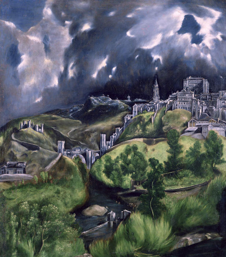 无人,教堂,竖图,室内,白天,正面,旅游,度假,绘画,草地,草坪,名胜古迹,植物,标志建筑,地标,建筑,油画,西班牙,欧洲,节日,遗迹,艺术,乌云,云,阴天,云朵,建筑群,古典,云彩,古迹,文化,文物,娱乐,建设,古建筑,草,树,树木,绿色,天空,自然,工艺品,天,品味,祈祷,享受,休闲,健康,旅游胜地,放松,许愿,宗教,信仰,生长,成长,纪念,祈求,美术,高雅,昏暗,基督教,阴沉,南欧,天主教,信念,古文明,托莱多,西班牙王国,美学,托莱多省,托莱多大教堂,平安,彩图,大教堂,礼拜堂