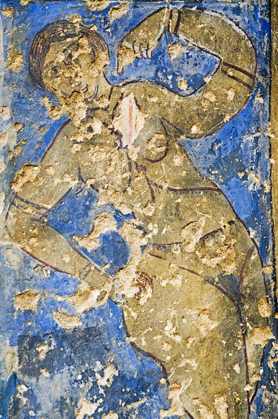 东方人,一个人,无人,竖图,室外,特写,白天,正面,绘画,亚洲,仅一个年轻女性,仅一个女性,仅一个人,艺术,装饰,墙,黄种人,历史,文化,手叉腰,裸露,壁画,墙壁,墙面,古代,叉腰,赤裸,华丽,修饰,点缀,荒废,裸,衬托,美观,雅致,雅观,古远,荒疏,旷废,旷费,疏弃,芜秽,年轻女性,女人,女性,亚洲人,荒芜,画画,半身,彩图