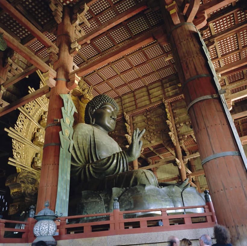 无人,寺庙,横图,室内,白天,仰视,旅游,度假,标志建筑,地标,建筑,雕塑,奈良县,日本,亚洲,节日,艺术,装饰,雕刻,雕像,文化,娱乐,建设,工艺品,庙宇,祈祷,享受,休闲,健康,旅游胜地,放松,许愿,宗教,佛教,信仰,纪念,祈求,美术,主题,陈列,东亚,本州,世界文化遗产,本州岛,日本国,近畿地方,奈良,东大寺,近畿,功能,美学,释教,平安,彩图,低角度拍摄,庙,寺