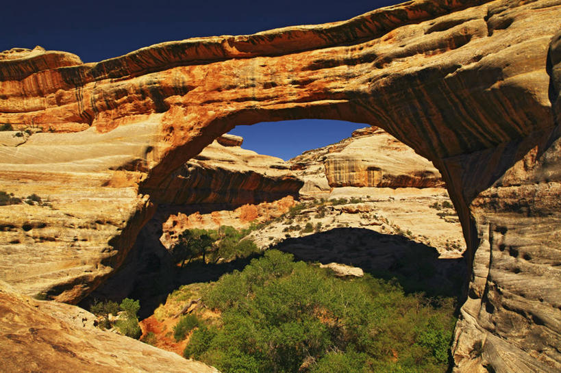 无人,横图,室外,白天,峡谷,美国,时间,地形,地标建筑,摄影,犹他,天然桥国家公园,地质学,沙岩,彩图,旅行,圣胡安县