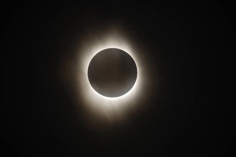 无人,横图,太阳,日食,月亮,云,摄影,天文学,日冕,食,彩图