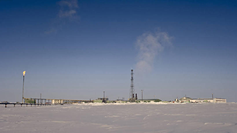 无人,工厂,横图,室外,白天,北极,雪,美国,海岸线,工业,摄影,能源,石油工业,发展,化石燃料,彩图