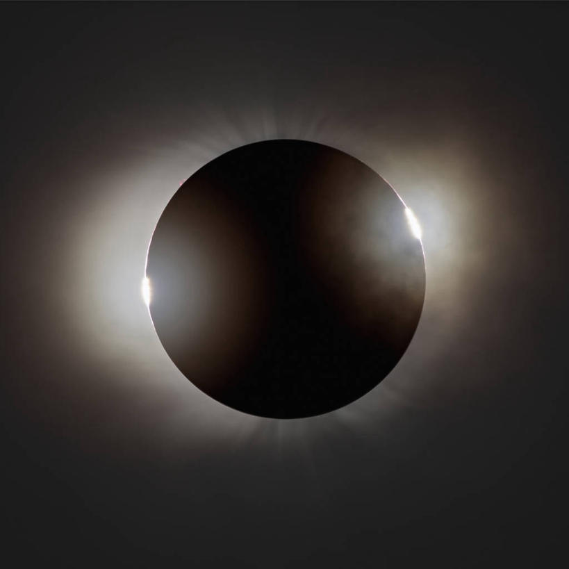 无人,方图,太阳,太空,日食,数码合成,摄影,天文学,日冕,食,彩图