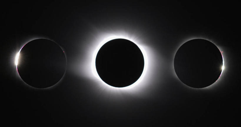 无人,横图,室外,白天,长时间曝光,俄罗斯,太空,日食,数码合成,摄影,西伯利亚,天文学,食,彩图