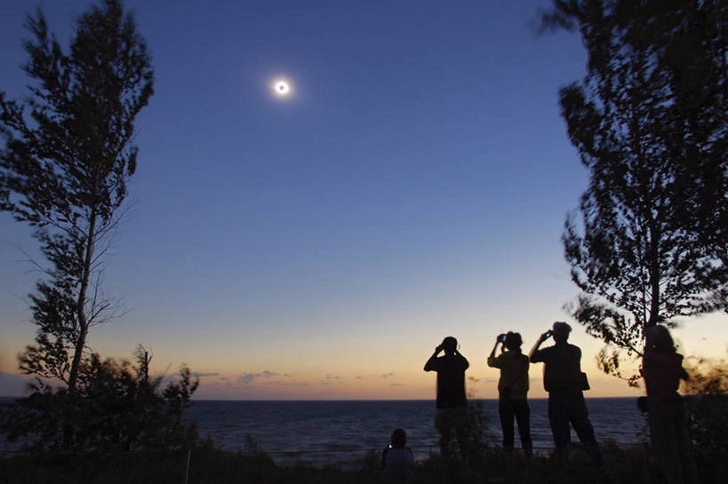 无人,横图,室外,白天,俄罗斯,太空,日食,摄影,西伯利亚,天文学,食,彩图