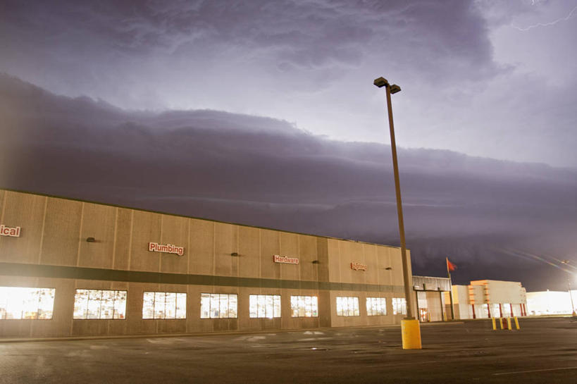 无人,横图,室外,夜晚,闪电,暴风雨,美国,云,天气,天空,摄影,内布拉斯加,气象学,彩图,弧状云