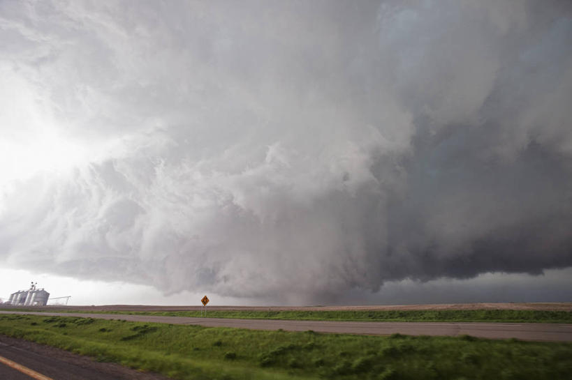 无人,横图,室外,白天,暴风雨,龙卷风,美国,云,天气,天空,摄影,南达科他州,气象学,彩图