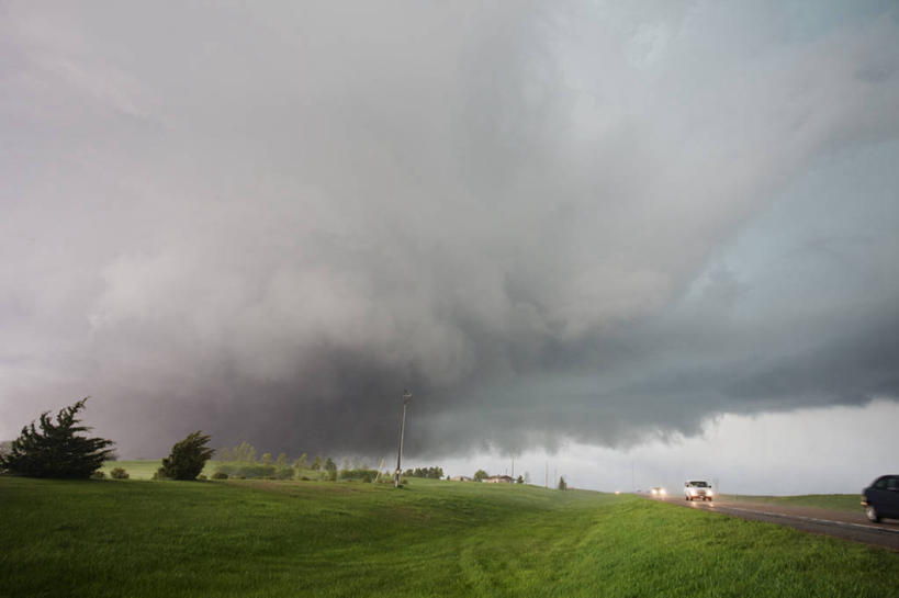 无人,横图,室外,白天,暴风雨,龙卷风,美国,云,天气,天空,摄影,南达科他州,气象学,彩图