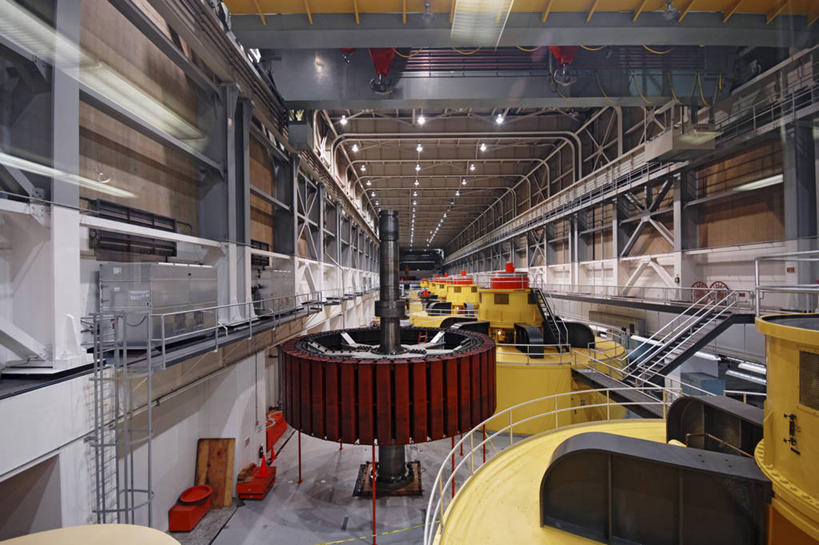 无人,横图,室内,美国,水坝,地标建筑,摄影,工程,亚利桑那,涡轮,水力发电,彩图,旅行