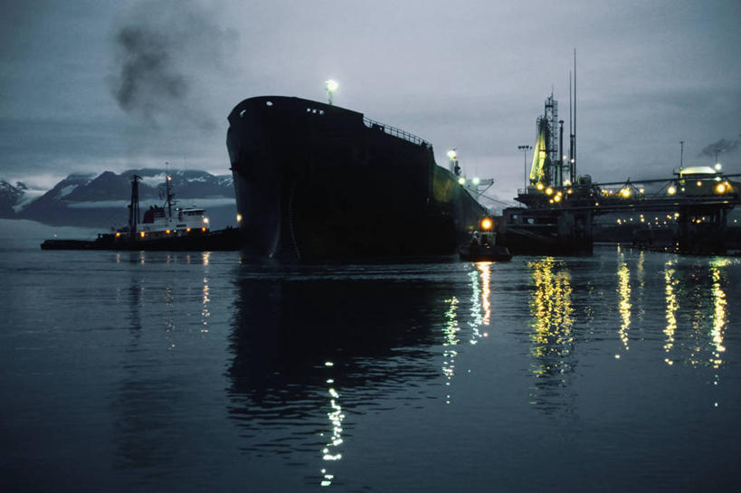 无人,横图,室外,夜晚,海洋,美国,反射,油轮,运输,摄影,照亮,彩图