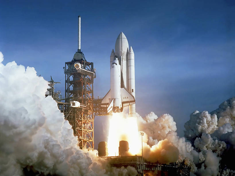 无人,横图,室外,白天,美国,起飞,烟,摄影,北美,北美洲,美洲,航天飞机,逆光,挑战,哥伦比亚号,佛罗里达,佛罗里达州,佛州,阳光州,肯尼迪航天中心,北亚美利加洲,亚美利加洲,梅里特岛,冒险,彩图,美利坚合众国,动机,空间探索