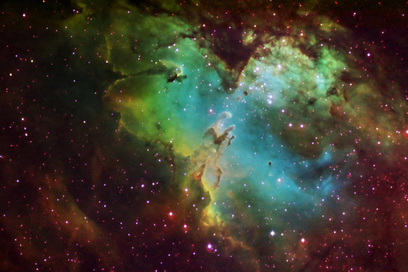 无人,横图,探险,美景,太空,景观,星云,自然,景色,摄影,自然风光,天文学,彩图,M16步枪,鹰星云