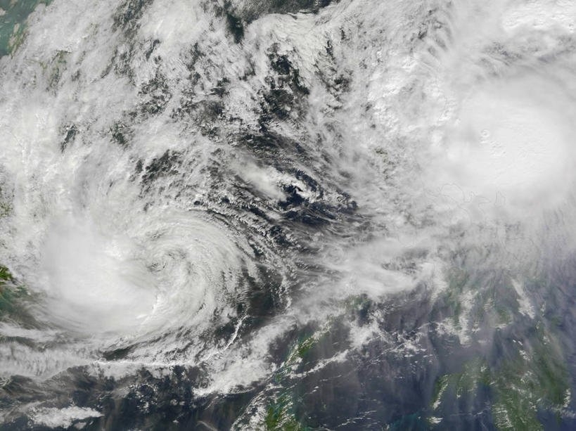 无人,横图,室外,暴风雨,菲律宾,岛,天气,南海,摄影,气候,毁灭,台风,彩图