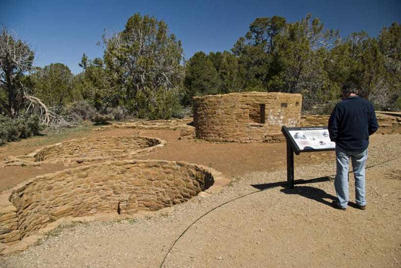 西方人,一个人,公园,站,横图,室外,白天,正面,树林,植物,指示牌,欧洲,美国,欧洲人,仅一个男性,仅一个人,一排,阴影,堆积,服装,古老,整齐,光线,标志,文字,影子,警告,注视,休闲装,标识,废墟,树,树木,排列,仅一个年轻男性,衣服,蓝色,绿色,蓝天,天空,阳光,自然,天,低头,观察,看,站着,休闲,休闲服,警示,服饰,生长,晴朗,成长,观看,禁止,风化,提醒,察看,北美,北美洲,国家公园,队列,关注,提示,限制,美洲,科罗拉多州,万里无云,科罗拉多,弗德台地国家公园,梅萨维德国家公园,北亚美利加洲,亚美利加洲,百年州,陈腐,长久,久长,悠长,悠久,风蚀,石化,弗德台地,梅萨维德,风蚀地貌,岩石层,危险,男人,男性,年轻男性,白种人,岩石,晴空,晴空万里,站立,彩图,全身