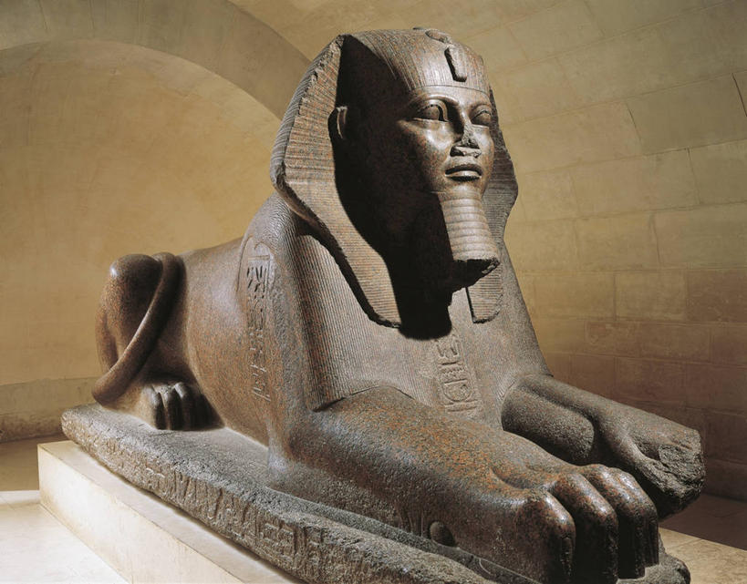 无人,横图,室内,雕像,历史,古代,虚构,摄影,花岗岩,象形文字,斯芬克斯,古埃及文明,古代文明,美术工艺,彩图,拟人,过去