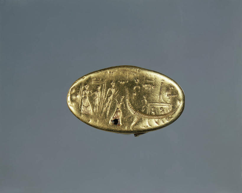 无人,横图,灰色背景,黄金,古代,一个,祈祷,摄影,宗教,星座,单个,上车,古希腊,美术工艺,彩图,影棚拍摄,旅行,小天鹅,过去