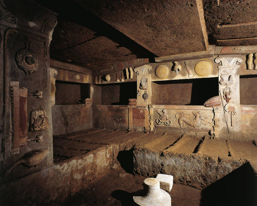 无人,横图,室内,意大利,历史,摄影,死亡,坟墓,拉奇奥,古代文明,美术工艺,彩图,浅浮雕,过去