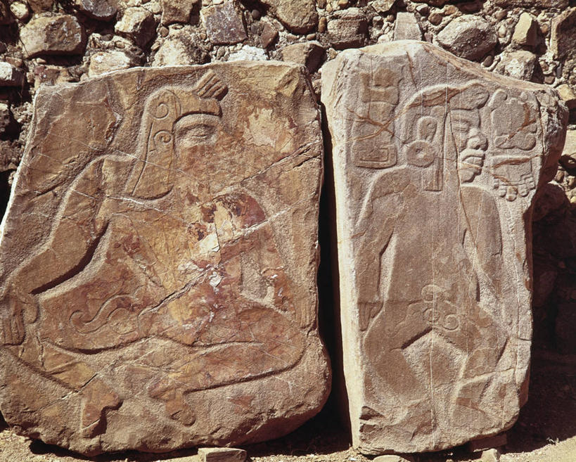 无人,横图,室外,白天,正面,墨西哥,标志,符号,历史,标识,石墙,古代,两个,摄影,拉丁美洲,性别符号,古代文明,美术工艺,舞者,彩图,舞蹈,浅浮雕,男性符号,过去