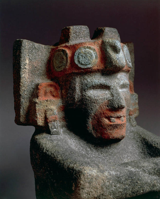 无人,竖图,特写,雕塑,墨西哥,黑色背景,神话,标志,符号,标识,古代,摄影,拉丁美洲,性别符号,古代文明,美术工艺,彩图,影棚拍摄,神,阿兹特克文明,男性符号