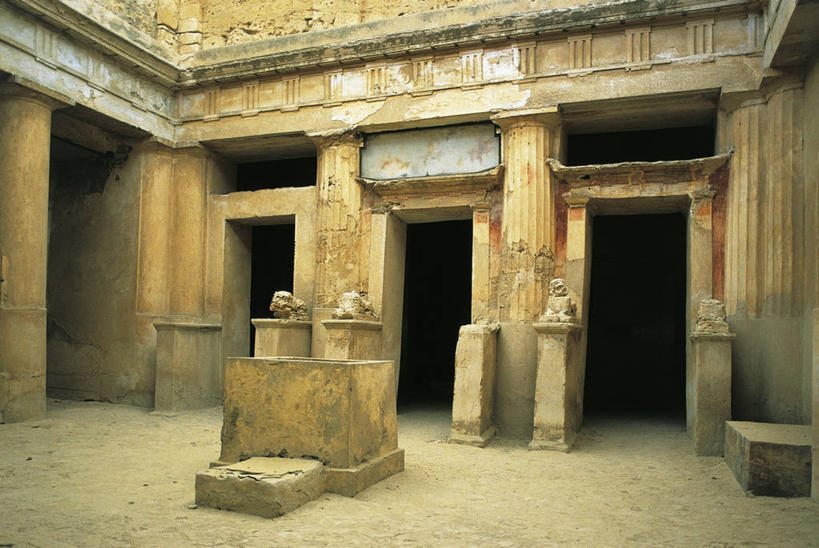 无人,横图,室内,白天,建筑,雕塑,埃及,柱子,历史,古罗马,废墟,摄影,死亡,考古学,中东,埃及文化,亚历山大港,古代文明,美术工艺,彩图,浅浮雕,过去