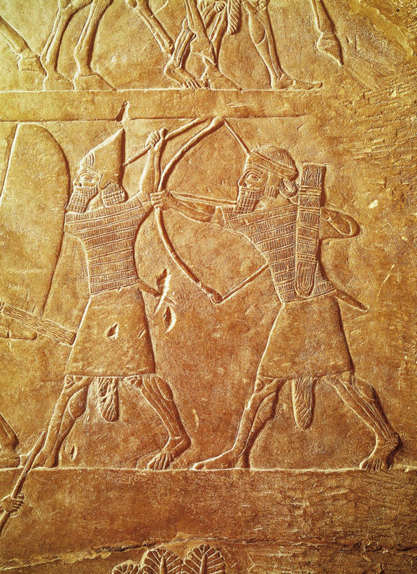 无人,竖图,特写,侧面,雕塑,伊拉克,一排,士兵,整齐,标志,符号,历史,标识,古代,排列,摄影,武士,队列,箭术,性别符号,古代文明,美术工艺,彩图,影棚拍摄,传统服装,浅浮雕,男性符号,过去