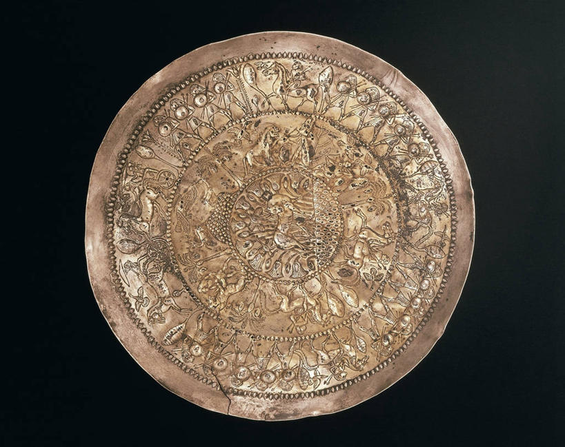 无人,横图,黑色背景,古代,一个,盘子,摄影,单个,莱顿,美术工艺,彩图,影棚拍摄