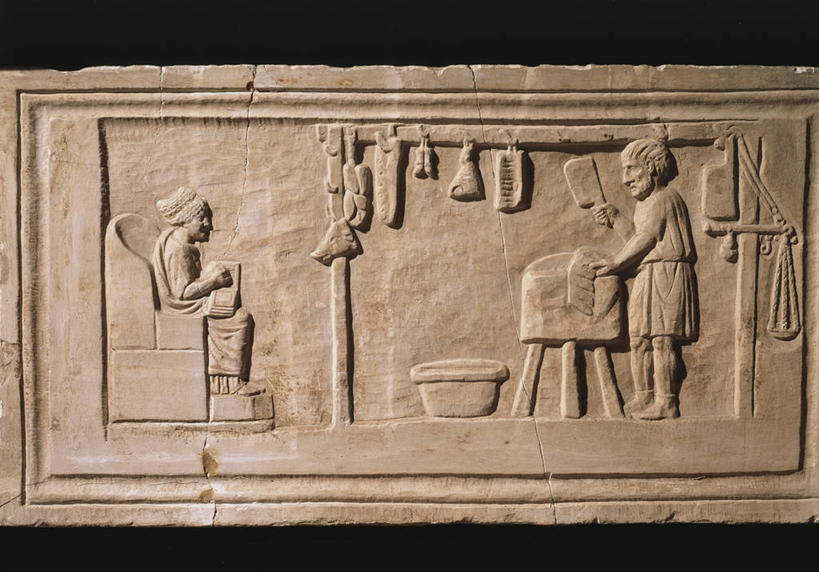 无人,站,坐,横图,历史,古罗马,一个,摄影,单个,考古学,屠夫,美术工艺,彩图,浅浮雕,过去