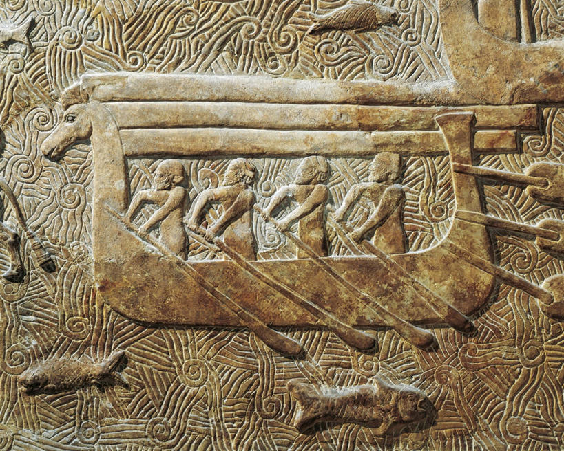 无人,横图,侧面,重复,合作,团队,船,雕塑,伊拉克,一排,划桨,整齐,木制,标志,符号,历史,标识,排列,职业,运输,摄影,考古学,队列,圆木,性别符号,一致,美术工艺,彩图,男性符号,过去