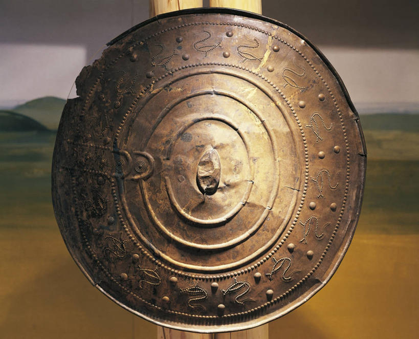 无人,横图,室内,白天,正面,瑞典,历史,古代,一个,摄影,盾,单个,古代文明,美术工艺,史前时代,彩图,过去