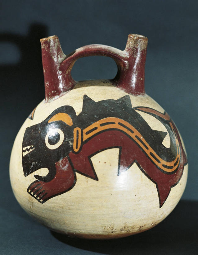 无人,竖图,特写,海豚,秘鲁,形状,陶瓷制品,一个,容器,南美,摄影,单个,南美洲,拉丁美洲,美洲,秘鲁共和国,伊卡,纳斯卡,亚美利加洲,南亚美利加洲,玉米之仓,美术工艺,伊卡省,彩图,影棚拍摄