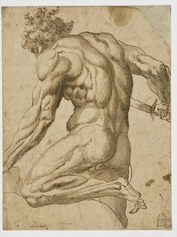 成年人,健壮,裸体,一个人,竖图,侧面,仅一个男性,艺术,历史,力量,摄影,进攻,美术工艺,卷发,彩图,匕首