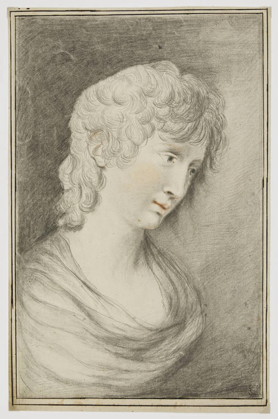 成年人,老年人,脸,头,脸颊,一个人,竖图,侧面,仅一个女性,仅一个人,艺术,历史,肩膀,围巾,仅一个中年女性,摄影,肖像,粉笔画,美术工艺,女人,女性,中年女性,头部,卷发,脸部,脸蛋,面部,彩图,影棚拍摄