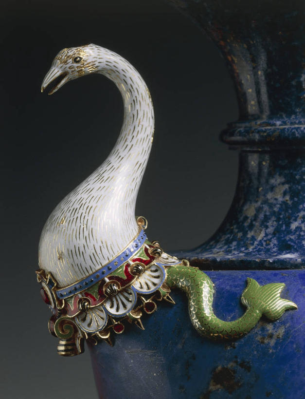 无人,竖图,珐琅,摄影,古董,青铜,美术工艺,颈,彩图,影棚拍摄,天青石