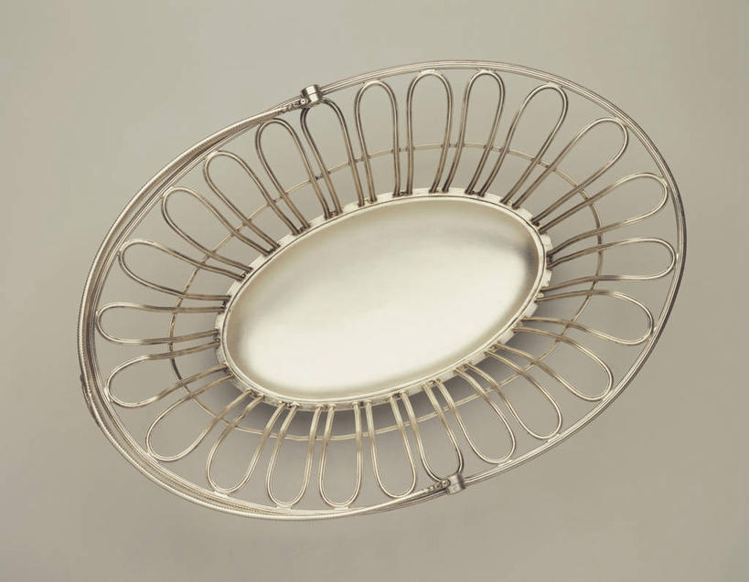 无人,横图,篮子,椭圆形,一个,把手,摄影,单个,古董,18世纪,美术工艺,彩图,影棚拍摄