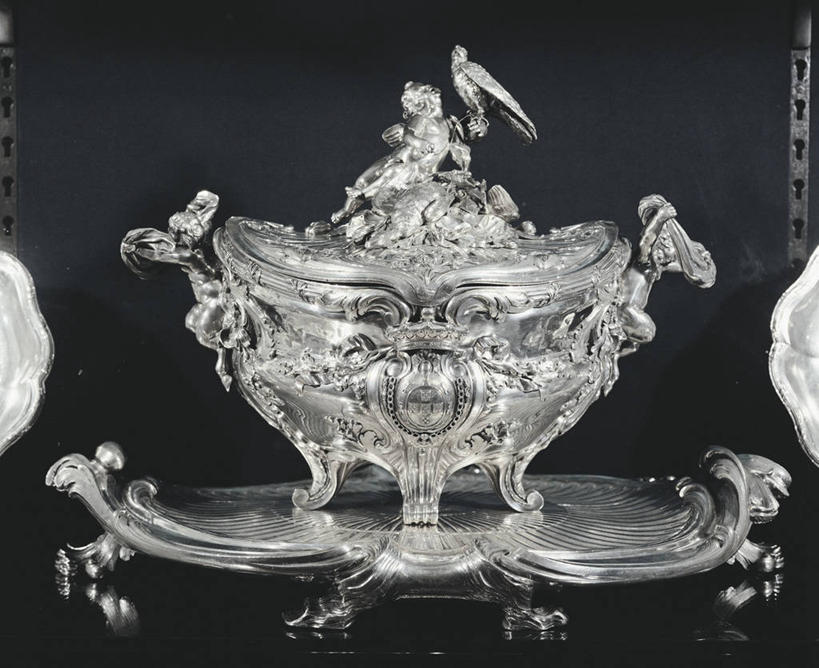 无人,横图,特写,黑色背景,光线,光芒,汤碗,一个,摄影,单个,18世纪,美术工艺,彩图,影棚拍摄