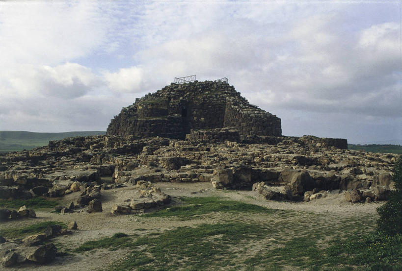 无人,横图,室外,白天,建筑,意大利,废墟,摄影,考古学,要塞,古代文明,撒丁岛,史前时代,彩图