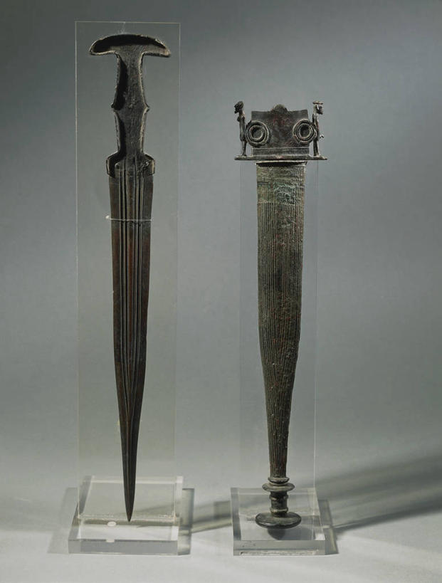 无人,竖图,两个,摄影,剑,青铜,美术工艺,彩图,影棚拍摄,匕首