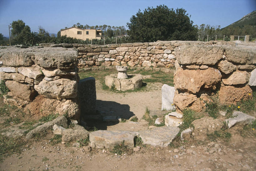 无人,横图,室外,白天,建筑,意大利,乡村,历史,石墙,废墟,摄影,考古学,意大利文化,撒丁岛,萨萨里,阿尔盖罗,彩图,小屋