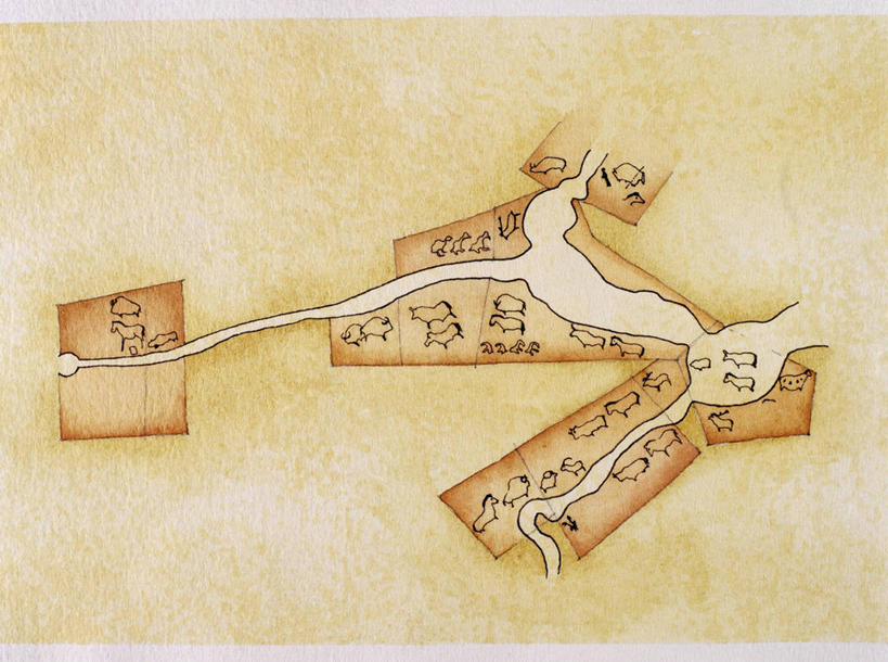 无人,横图,插画,室外,绘画,数码,科技,地图,法国,欧洲,阴影,艺术,装饰,网络,墙,高光,几何,计算机图形,合成,图画,文化,壁画,墙壁,墙面,画,洞穴,华丽,修饰,点缀,考古学,电脑合成图,数码合成图,合成图,西欧,法兰西,漫画,法兰西共和国,阿基坦,写实,具体,具象,衬托,美观,雅致,雅观,法兰西第五共和国,古代文明,地质学,亚魁当,阿基坦大区,美术工艺,拉斯科洞窟,史前时代,画画,彩图,石器时代