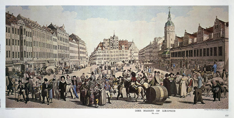 横图,室外,白天,建筑,德国,欧洲,许多,印刷,很多,历史,摄影,西欧,市政厅,群众,德意志联邦共和国,萨克森,萨克森州,萨克森自由州,莱比锡,彩图