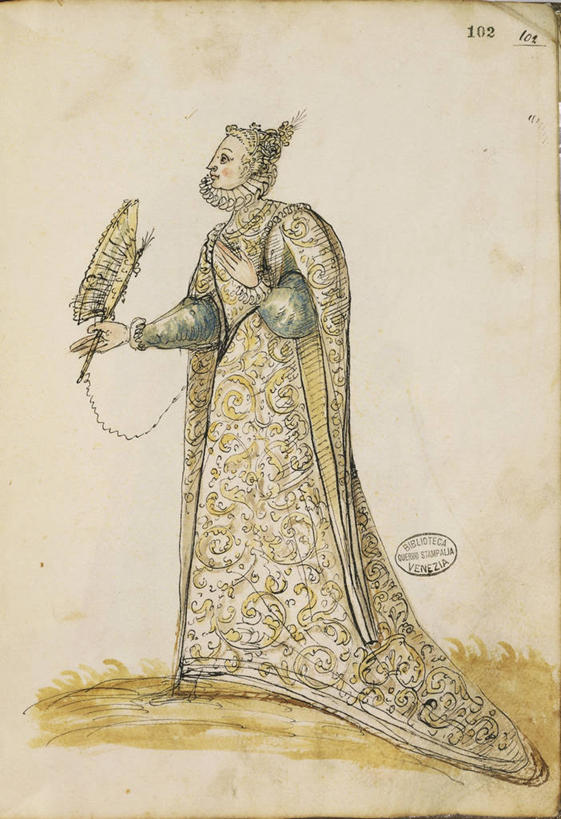 成年人,一个人,站,竖图,室外,白天,侧面,民族服装,时尚,仅一个年轻女性,仅一个女性,仅一个人,扇子,拿着,历史,衣领,摄影,美术工艺,年轻女性,女人,女性,年轻人,发型,彩图,传统服装,民俗服