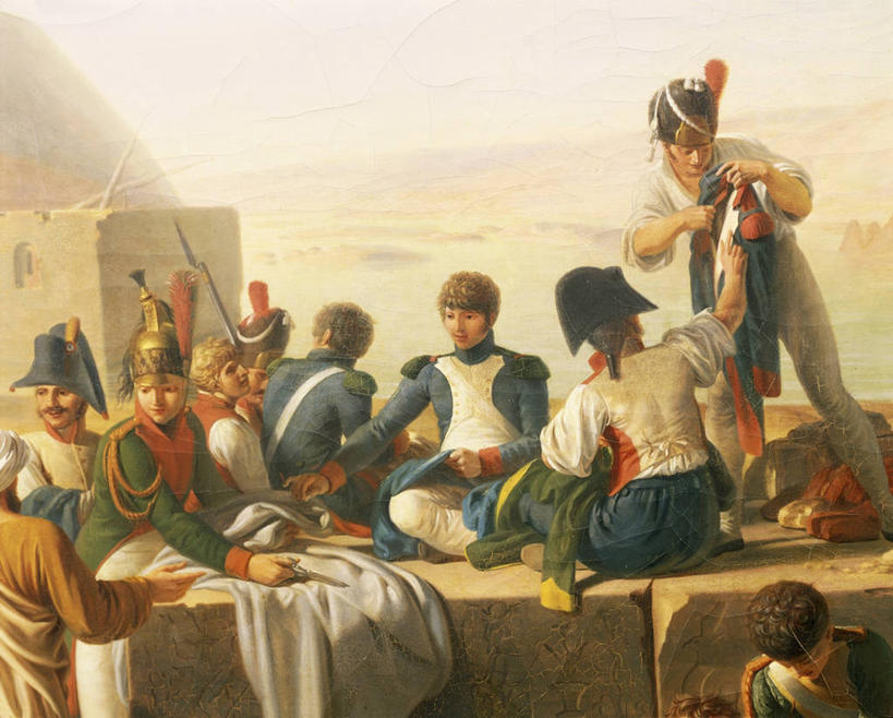 成年人,坐,横图,插画,室外,白天,数码,科技,沙漠,日光,埃及,士兵,准备,阴影,网络,头饰,围墙,高光,几何,计算机图形,合成,图画,历史,画,摄影,缝纫,修理,电脑合成图,数码合成图,中东,合成图,要塞,军服,漫画,法国文化,18世纪,写实,具体,具象,彩图,法国大革命,拿破仑战争