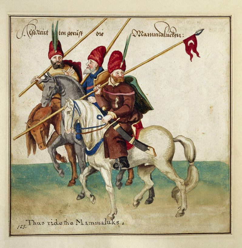 成年人,老年人,三个人,竖图,方图,侧面,民族服装,马,三只,士兵,骑马,军事,扭头,注视,历史,观察,看,转头,摄影,观看,英文字母,察看,关注,运送,军服,矛,18世纪,奥斯曼帝国,美术工艺,老年男性,男人,男性,彩图,传统服装,民俗服