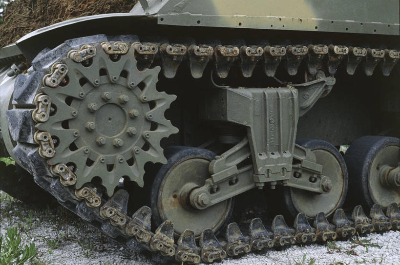 无人,横图,室外,白天,军事,车轮,运输,摄影,履带,第二次世界大战,沙砾,汽车部件,坦克,军用车,机件,彩图