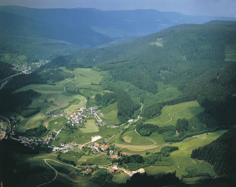 无人,横图,俯视,航拍,室外,白天,旅游,度假,石头,美景,山,峡谷,植物,建筑,德国,欧洲,石子,房屋,地形,景观,乡村,山谷,图像,娱乐,树,风景,自然,地标建筑,享受,休闲,概念,景色,放松,摄影,宁静,人造,住房,岩层,鸟瞰,地中海文化,自然风光,主题,德国文化,欧洲文化,中欧,地貌,构图,黑森林,石块,岩石,彩图,高角度拍摄,旅行,巴登,时空,传统文化