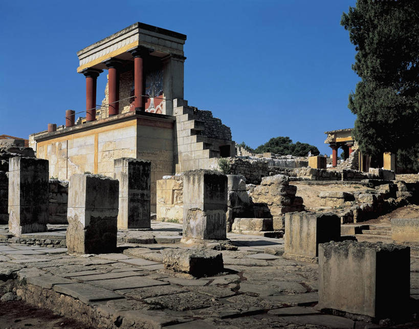 无人,寺庙,横图,室外,白天,仰视,建筑,希腊,欧洲,柱子,首都,图像,历史,废墟,蓝色,天空,地标建筑,摄影,考古学,人造,宗教建筑,地中海文化,南欧,希腊文化,主题,古典风格,视角,雅典卫城,万里无云,巴特农神庙,鲁克索神殿,构图,古代文明,阿提卡,中部希腊大区,克诺塞斯,彩图,低角度拍摄,旅行,时空,传统文化