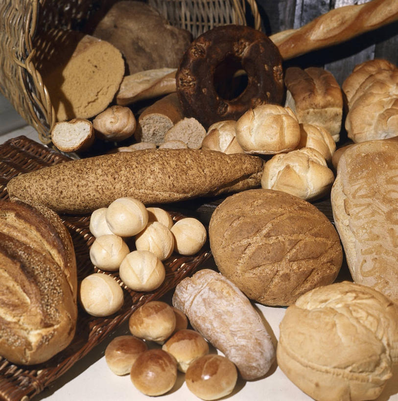 面包,无人,方图,俯视,室内,特写,烘焙,静物,许多,丰富,篮子,很多,饮食,摄影,多样,长面包,选择,小圆面包,健康食物,彩图,高角度拍摄